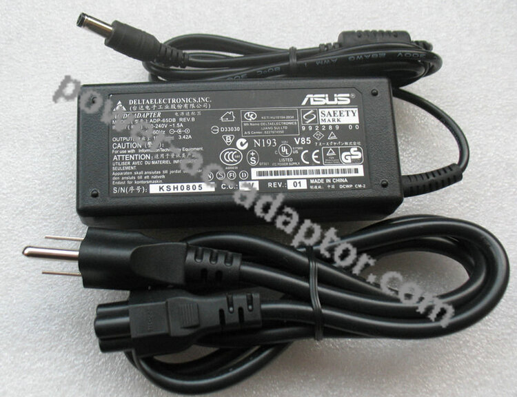 65W AC Adapter Charger for ASUS K52F-A1 K52F-A2 Laptop